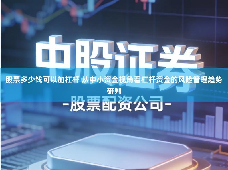 股票多少钱可以加杠杆 从中小资金视角看杠杆资金的风险管理趋势研判