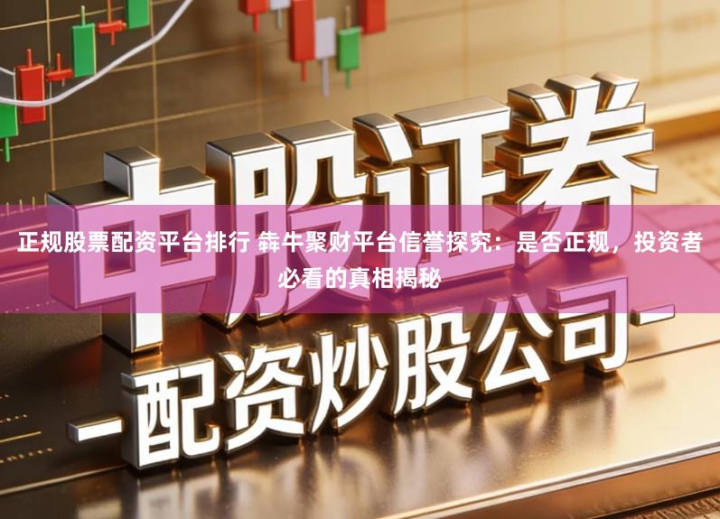 正规股票配资平台排行 犇牛聚财平台信誉探究:是否正规,投资者必看的真相揭秘