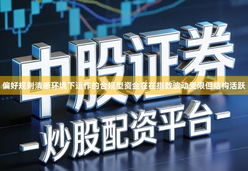 偏好规则清晰环境下运作的合规型资金在在指数波动受限但结构活跃