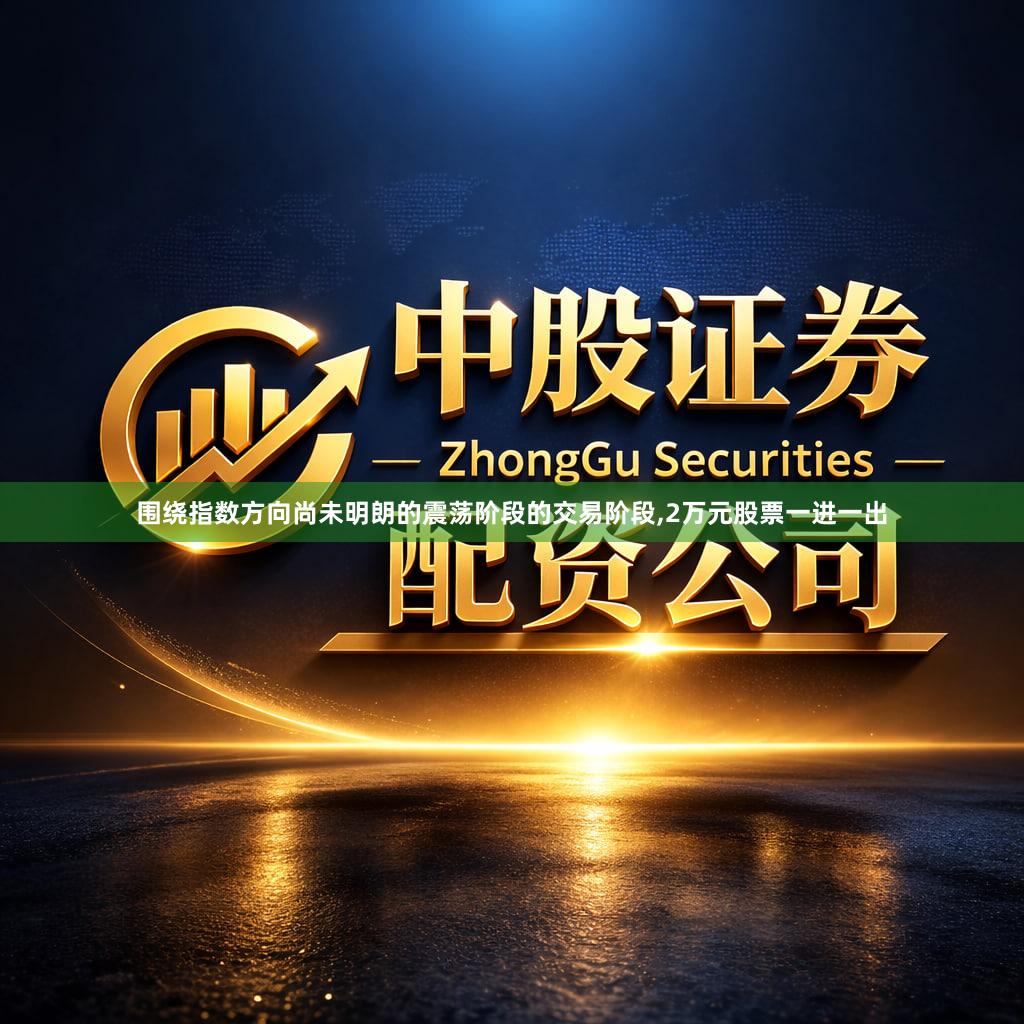 围绕指数方向尚未明朗的震荡阶段的交易阶段,2万元股票一进一出