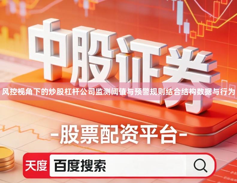 风控视角下的炒股杠杆公司监测阈值与预警规则结合结构数据与行为